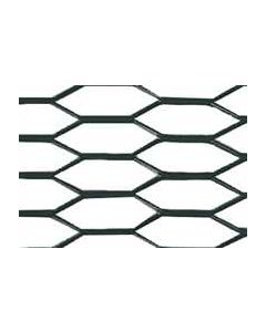 PILOT - Racing Grill - Hexagon 8x25 mm - 100x33 cm - Nero anodizzato
