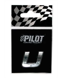 PILOT - 3D Letters Type-1 (18 mm) - U