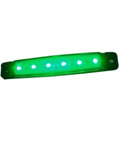 SIDE MARKER VERDE 12/24V LED