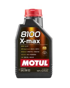 MOTUL - Olio Motore 0W-30 8100 X-MAX A3/B4 x 1 Litro