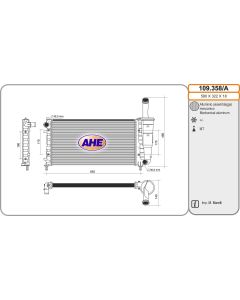 AHE 109358A - Radiatore, Raffreddamento motore