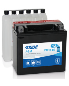 EXIDE ETX14BS - EXIDE BATTERIA MOTO