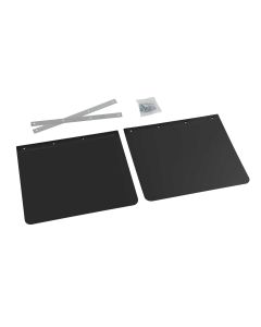 LAMPA - Coppia paraspruzzi camion in PVC nero - 40x30 cm