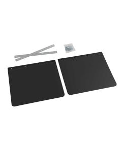 LAMPA - Coppia paraspruzzi camion in PVC nero - 45x35 cm
