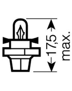 OSRAM 2473MFX6 - Lampadina, Illuminazione strumentazione
