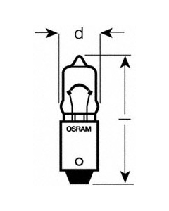 OSRAM 64113 - Lampadina, Luce abitacolo