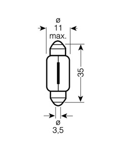 OSRAM 6418 - Lampadina, Luce di parcheggio/posizione