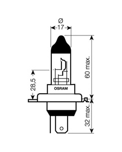 OSRAM 64185 - Lampadina, Faro principale