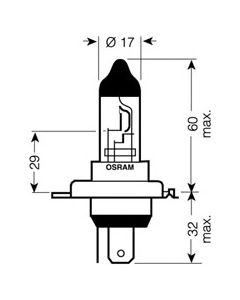 OSRAM 64196TSP - Lampadina, Faro principale