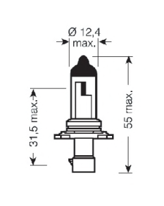 OSRAM 9006XS - Lampadina, Faro principale