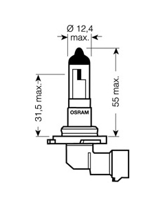 OSRAM 9145RD - LAMPADINA, FARO PRINCIPALE