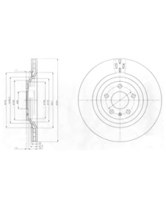 DELPHI BG4087 - Discofreno