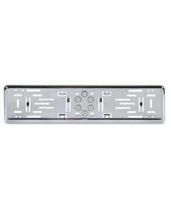 LAMPA - Portatarga posteriore in ABS - Cromo