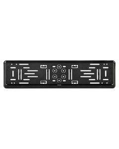 LAMPA - Portatarga posteriore in ABS - Nero