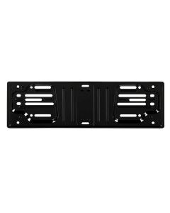 LAMPA - Porta targa anteriore in acciaio - Nero