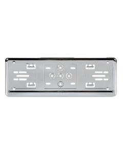 LAMPA - Portatarga anteriore in ABS - Cromo