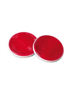 LAMPA - Euro-Norm, catarifrangenti rotondi - Ø 65 mm - Rosso