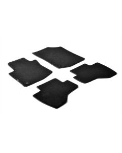 LAMPA - Set tappeti su misura in moquette - compatibile per  Citroen C1 3p (05/05>05/14) 1 fix lato guida -  Citroen C1 5p (05/05>05/14) 1 fix lato guida -  Peugeot 107 3p (07/05>02/12) 1 fix lato guida -  Peugeot 107 5p (07/05>02/12) 1 fix lato guida -  