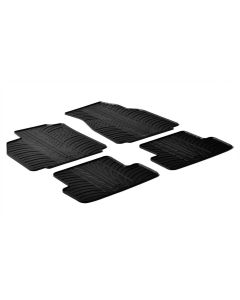 LAMPA - Set tappeti su misura in gomma - compatibile per  Renault Megane II 3p (10/02>10/08) -  Renault Megane II 4p (10/03>10/08) -  Renault Megane II 5p (10/02>10/08) -  Renault Megane II Grandtour (09/03>08/09) -  Renault Thalia (11/08>06/14)