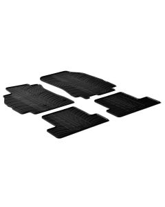 LAMPA - Set tappeti su misura in gomma - compatibile per  Renault Megane III 5p (11/08>12/15) -  Renault Megane III Coupé (03/09>12/15)