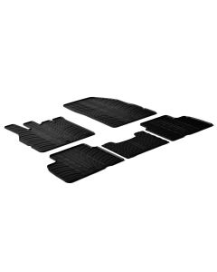 LAMPA - Set tappeti su misura in gomma - compatibile per  Renault Scenic 7 posti (05/09>10/16) -  Renault Scenic X-Mod 5 posti (09/09>09/16)