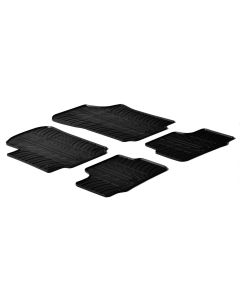 LAMPA - Set tappeti su misura in gomma - compatibile per  Seat Mii 3p (05/12>09/18) -  Seat Mii 5p (05/12>07/20) -  Skoda Citigo 3p (05/12>10/19) -  Skoda Citigo 5p (05/12>10/19) -  Volkswagen Up! 3p (01/12>) -  Volkswagen Up! 5p (01/12>) -  Volkswagen Up