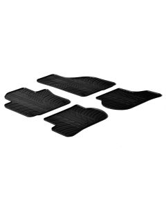 LAMPA - Set tappeti su misura in gomma - compatibile per  Volkswagen Golf V 3p (11/03>10/08) fix tondi integrati -  Volkswagen Golf V 5p (11/03>10/08) fix tondi integrati -  Volkswagen Golf V Variant (05/07>09/09) fix tondi integrati -  Volkswagen Golf VI