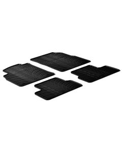 LAMPA - Set tappeti su misura in gomma - compatibile per  Opel Astra J 4p (09/12>08/18) -  Opel Astra J 5p (01/10>10/15) -  Opel Astra J GTC (09/11>08/18) -  Opel Astra J Sports Tourer (11/10>02/16)