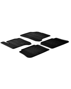LAMPA - Set tappeti su misura in gomma - compatibile per  Citroen C3 Picasso (01/09>09/16)