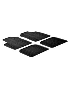 LAMPA - Set tappeti su misura in gomma - compatibile per  Fiat Panda (09/03>01/12) -  Fiat Panda Classic (02/12>12/12)