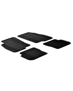 LAMPA - Set tappeti su misura in gomma - compatibile per  Abarth Punto 3p (05/08>06/11) -  Abarth Punto Evo 3p (06/10>04/12) -  Fiat Punto 3p (01/12>08/18) -  Fiat Punto 5p (01/12>04/19) -  Fiat Punto Evo 3p (10/09>04/12) -  Fiat Punto Evo 5p (10/09>04/12