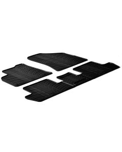 LAMPA - Set tappeti su misura in gomma - compatibile per  Peugeot 3008 (05/09>09/16) -  Peugeot 5008 (11/09>12/16)