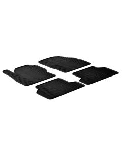 LAMPA - Set tappeti su misura in gomma - compatibile per  Ford Focus 3p (02/05>02/11) -  Ford Focus 5p (02/05>02/11) -  Ford Focus Wagon (02/05>05/11)
