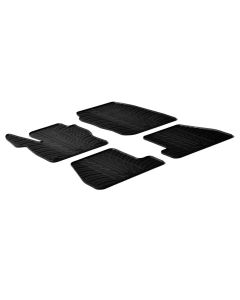 LAMPA - Set tappeti su misura in gomma - compatibile per  Ford Focus 5p (03/11>10/14) -  Ford Focus Wagon (06/11>10/14)