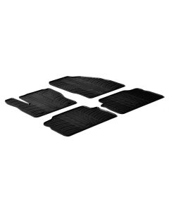 LAMPA - Set tappeti su misura in gomma - compatibile per  Ford Kuga (06/08>02/13) Dal 09/2011