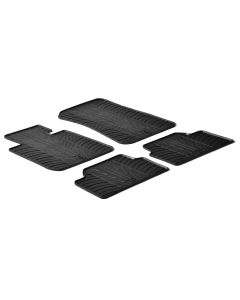 LAMPA - Set tappeti su misura in gomma - compatibile per  Bmw Serie 1 (E81) (03/07>06/12) -  Bmw Serie 1 (E87) (09/04>08/11) -  Bmw Serie 1 Cabrio (E88) (03/08>09/11) -  Bmw Serie 1 Coupè (E82) (09/07>12/13)