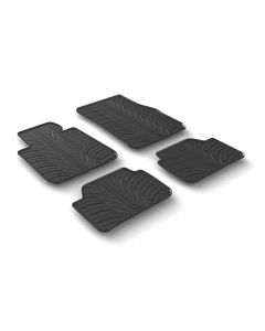 LAMPA - Set tappeti su misura in gomma - compatibile per  Bmw Serie 1 (F20) (09/11>06/19) -  Bmw Serie 1 (F21) (07/12>09/19)
