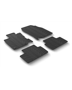 LAMPA - Set tappeti su misura in gomma - compatibile per  Renault Kadjar (06/15>)