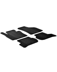 LAMPA - Set tappeti su misura in gomma - compatibile per  Seat Leon (09/05>12/12)
