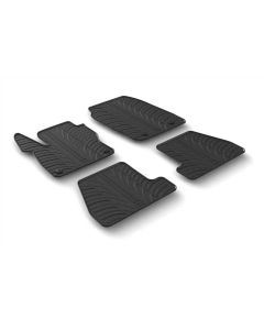 LAMPA - Set tappeti su misura in gomma - compatibile per  Ford Focus 5p (11/14>05/18) -  Ford Focus Wagon (11/14>05/18)