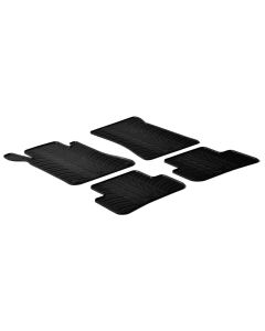 LAMPA - Set tappeti su misura in gomma - compatibile per  Mercedes Classe C 4p (05/00>01/07) -  Mercedes Classe C sw (04/01>12/07)