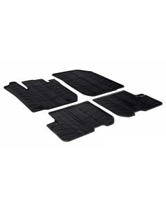 LAMPA - Set tappeti su misura in gomma - compatibile per  Dacia Logan MCV 5p (10/13>09/21) -  Dacia Sandero (01/13>01/21) -  Dacia Sandero Stepway (01/13>01/21)