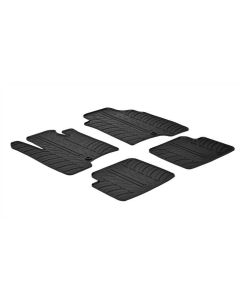 LAMPA - Set tappeti su misura in gomma - compatibile per  Fiat Panda (02/12>10/20) fino al 2014 -  Fiat Panda City Cross (10/14>) -  Fiat Panda Cross (10/14>)