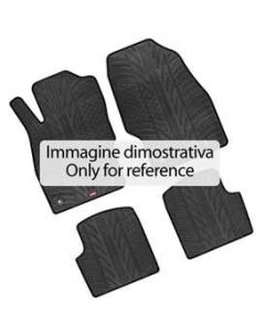 LAMPA - Set tappeti su misura in gomma - compatibile per  Fiat Tipo 4p (12/15>)