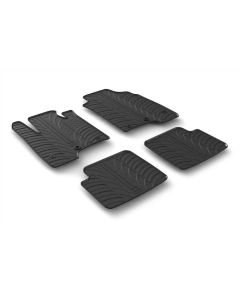 LAMPA - Set tappeti su misura in gomma - compatibile per  Fiat Panda (02/12>) dal 2014