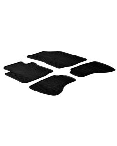 LAMPA - Set tappeti su misura in gomma - compatibile per  Citroen C1 3p (05/05>05/14) 2 fix lato guida -  Citroen C1 5p (05/05>05/14) 2 fix lato guida -  Peugeot 107 3p (07/05>12/14) 2 fix lato guida -  Peugeot 107 5p (07/05>12/14) 2 fix lato guida -  Toy