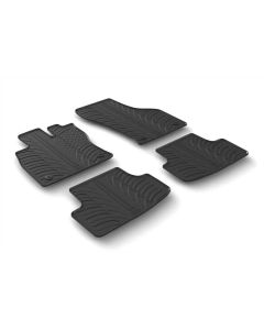 LAMPA - Set tappeti su misura in gomma - compatibile per  Seat Leon 5p (01/13>05/20) no 4x4, no automatico -  Seat Leon SC (06/13>09/18) no 4x4, no automatico -  Seat Leon ST (01/14>05/20) no 4x4, no automatico -  Seat Leon X-Perience (03/15>03/19) no 4x4