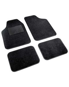 LAMPA - Cosmo, serie tappeti in moquette universali, 4 pz - Nero