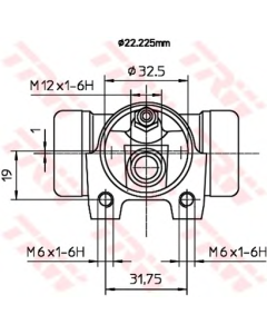 TRW BWH373 - Cilindretto freno