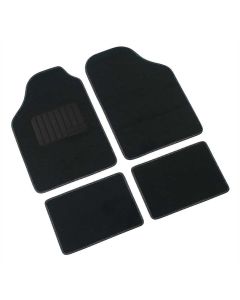 LAMPA - Supra, serie tappeti 4 pezzi - B - Nero